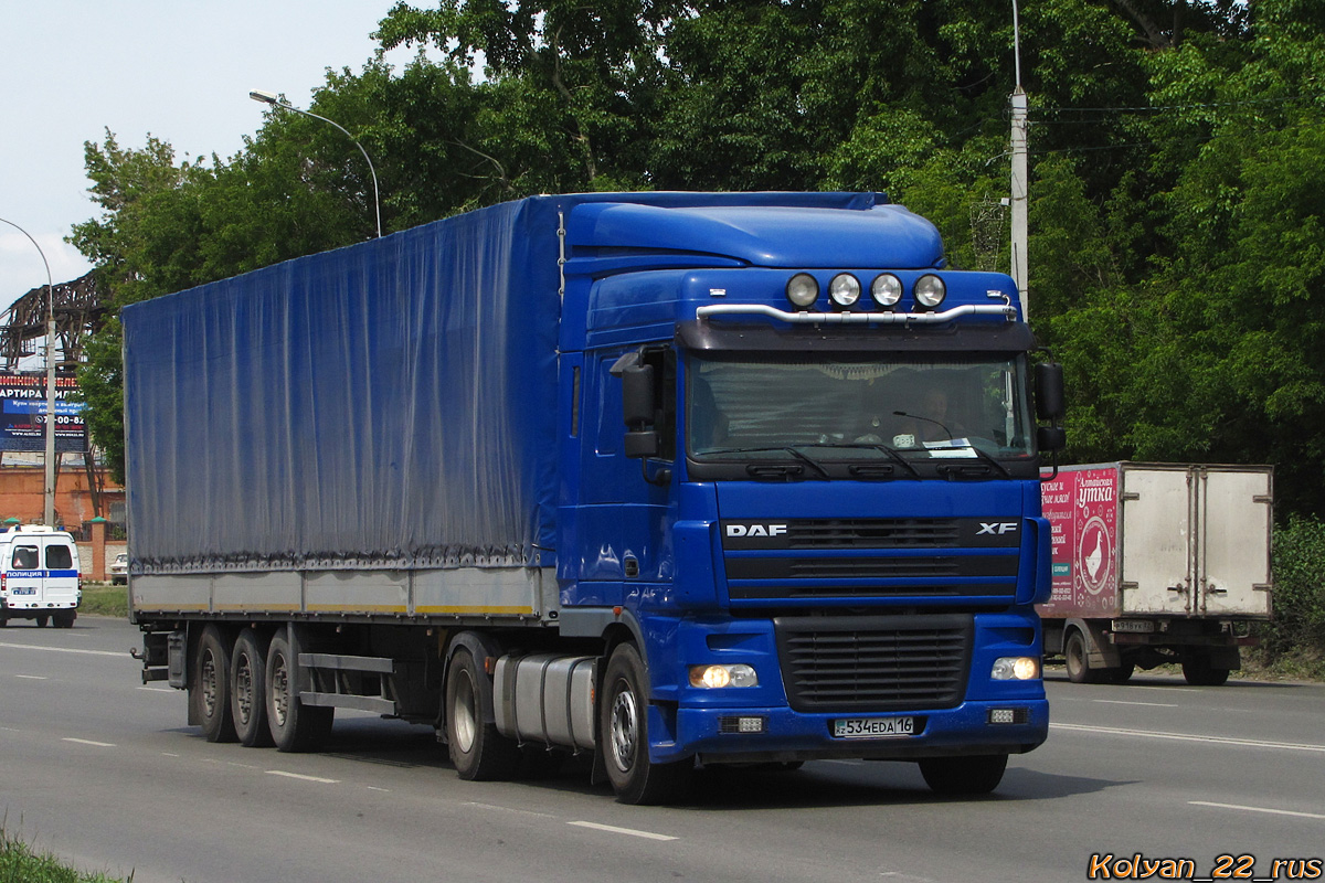 Восточно-Казахстанская область, № 534 EDA 16 — DAF XF95 FT