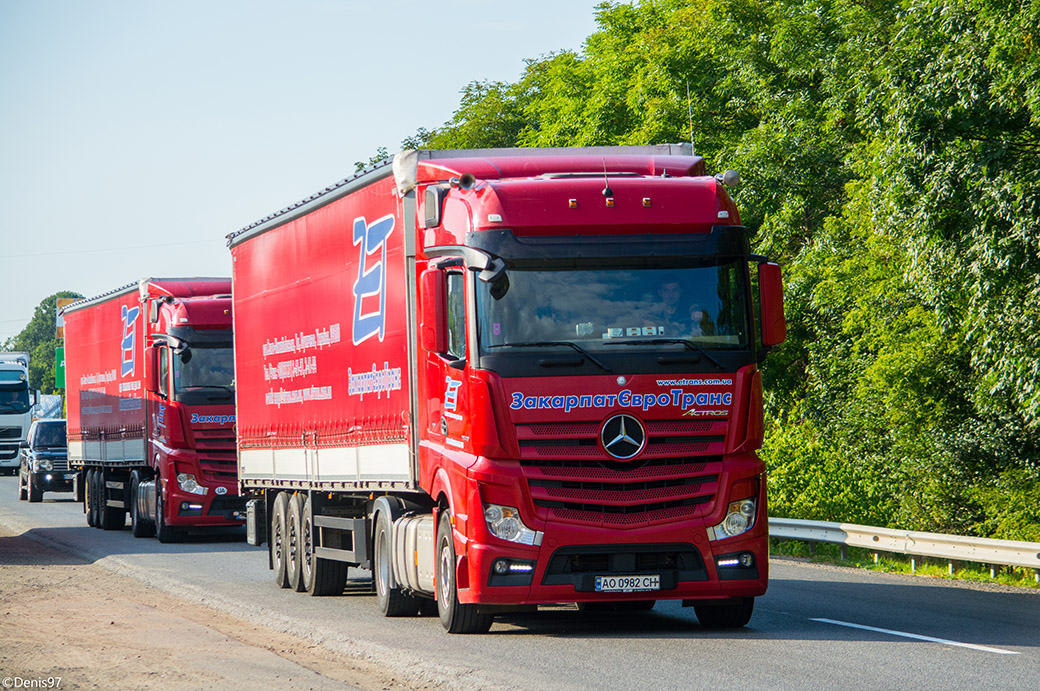 Закарпатская область, № АО 0982 СН — Mercedes-Benz Actros ('2011) 1845