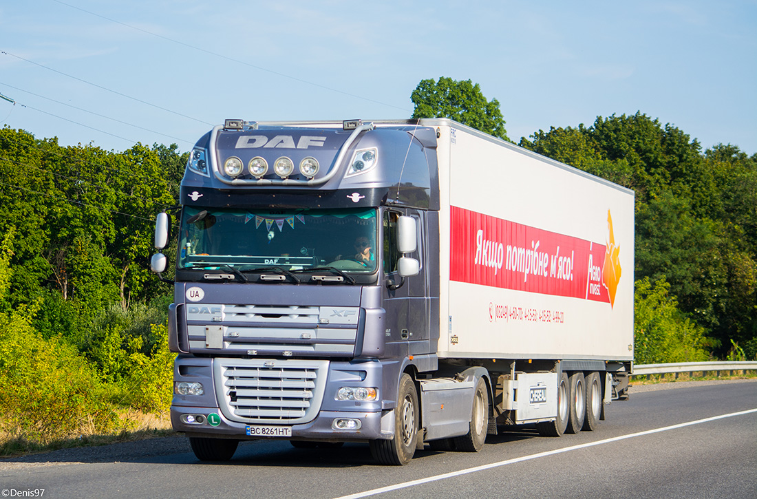 Львовская область, № ВС 8261 НТ — DAF XF105 FT