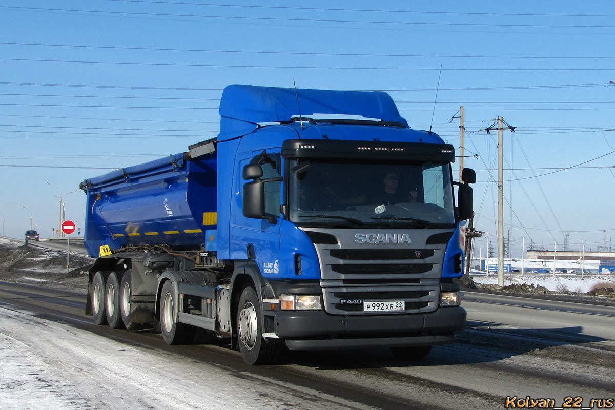 Алтайский край, № Р 992 ХВ 22 — Scania ('2011) P440