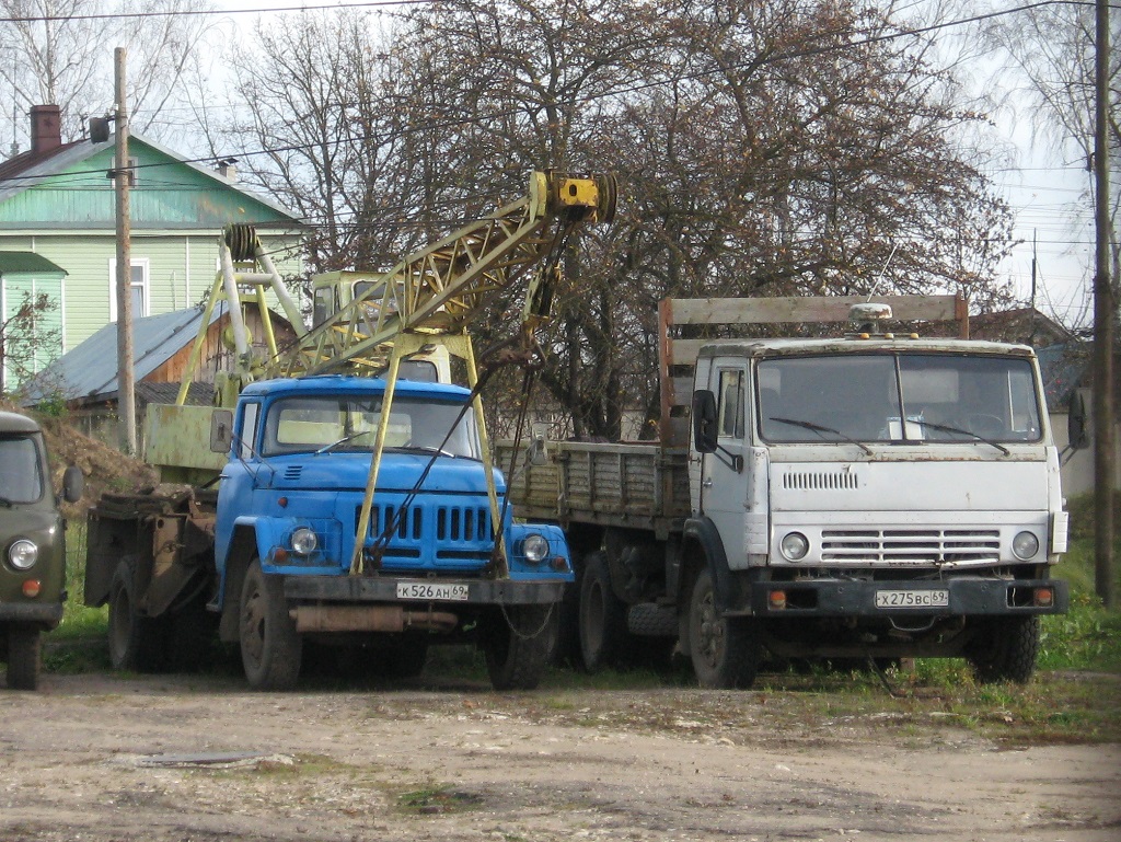 Тверская область, № К 526 АН 69 — ЗИЛ-431412; Тверская область, № Х 275 ВС 69 — КамАЗ-5320