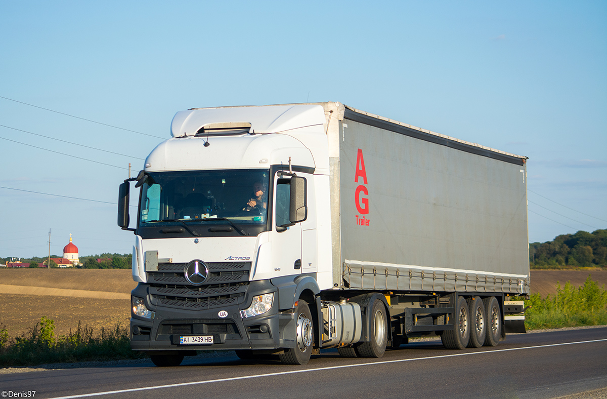 Киевская область, № АІ 3439 НВ — Mercedes-Benz Actros ('2011) 1843