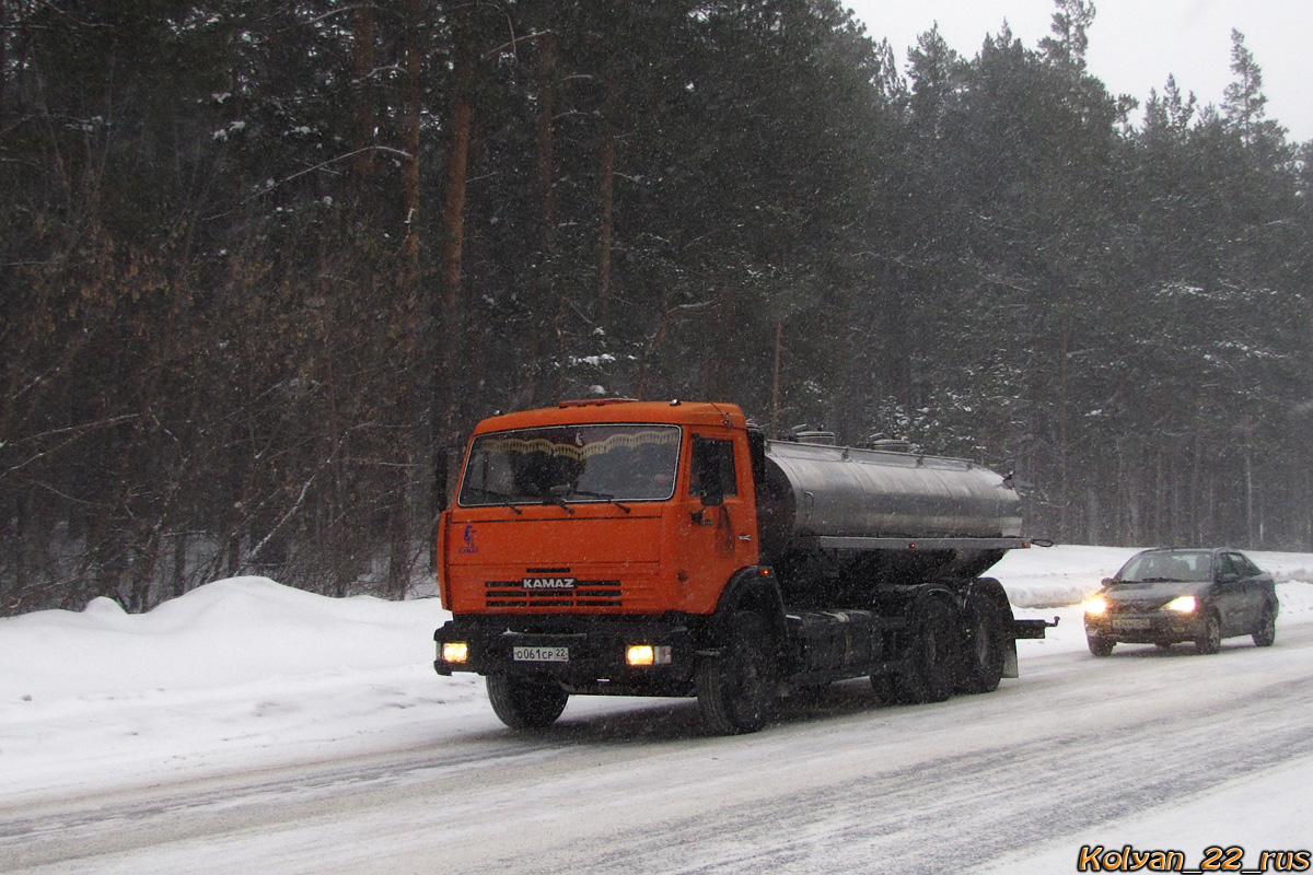 Алтайский край, № О 061 СР 22 — КамАЗ-65115-62