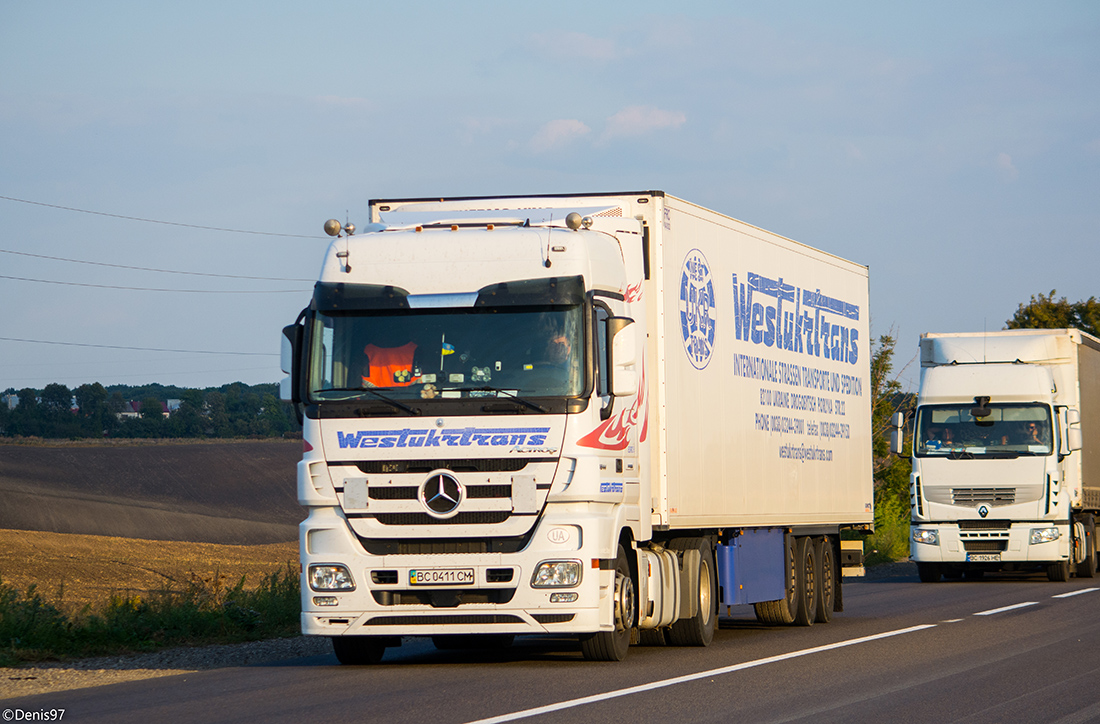 Львовская область, № ВС 0411 СМ — Mercedes-Benz Actros ('2009) 1844