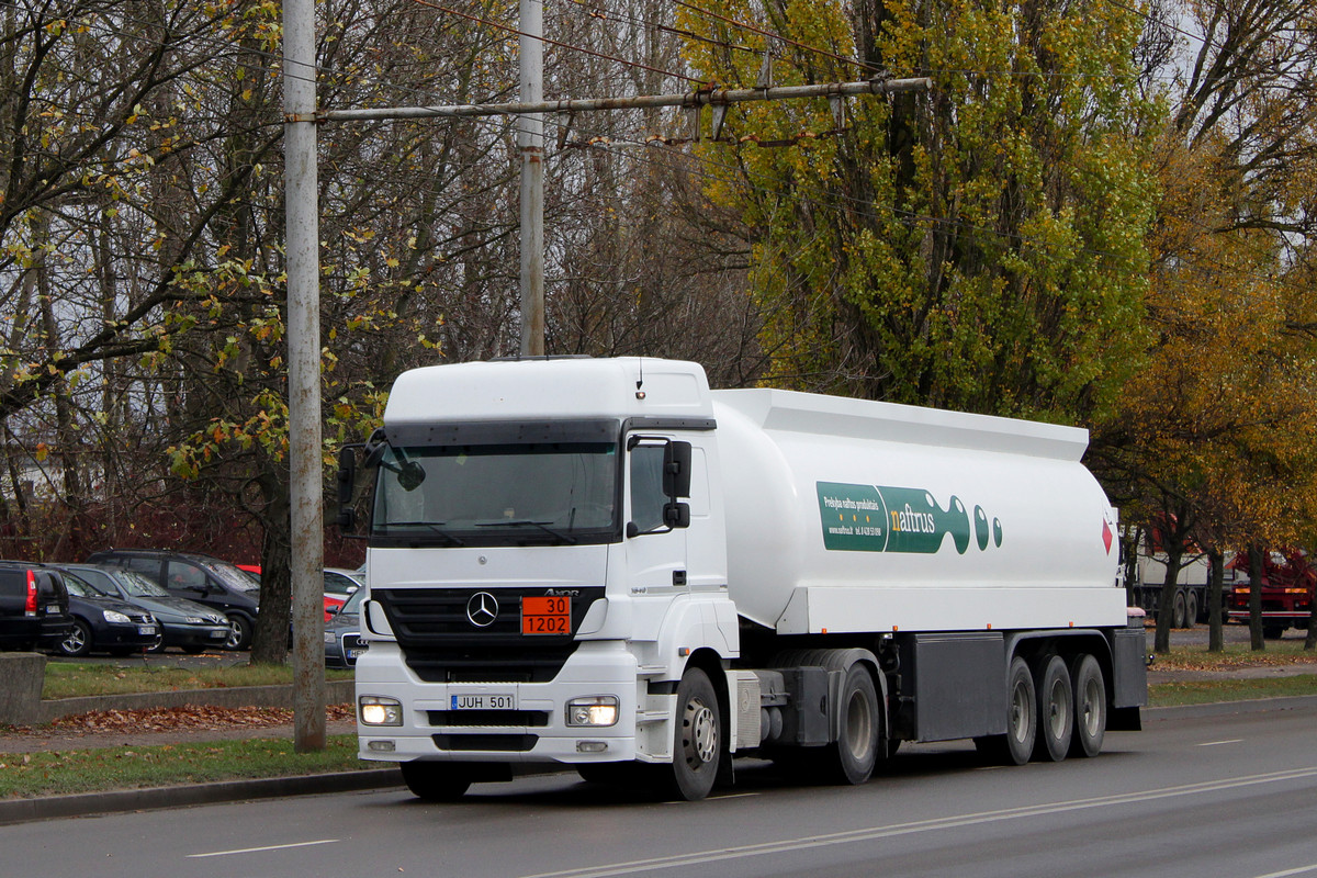 Литва, № JUH 501 — Mercedes-Benz Axor 1840