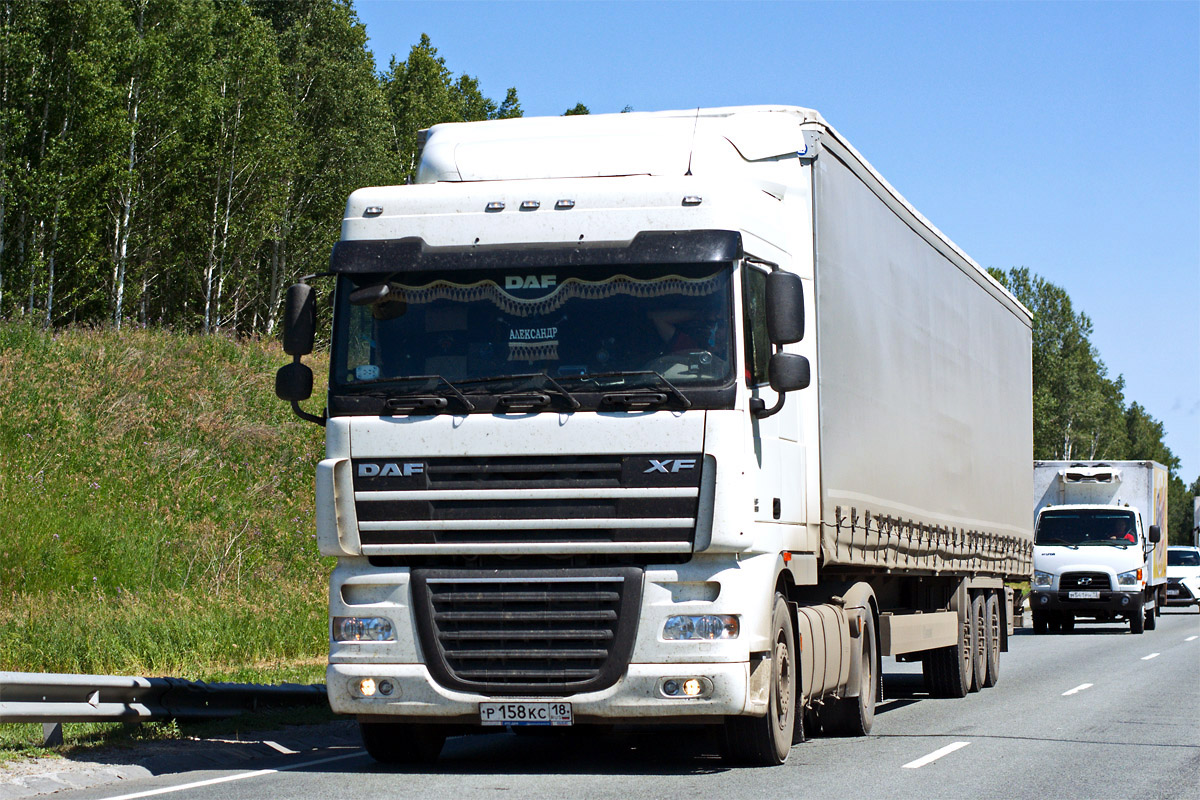 Удмуртия, № Р 158 КС 18 — DAF XF105 FT