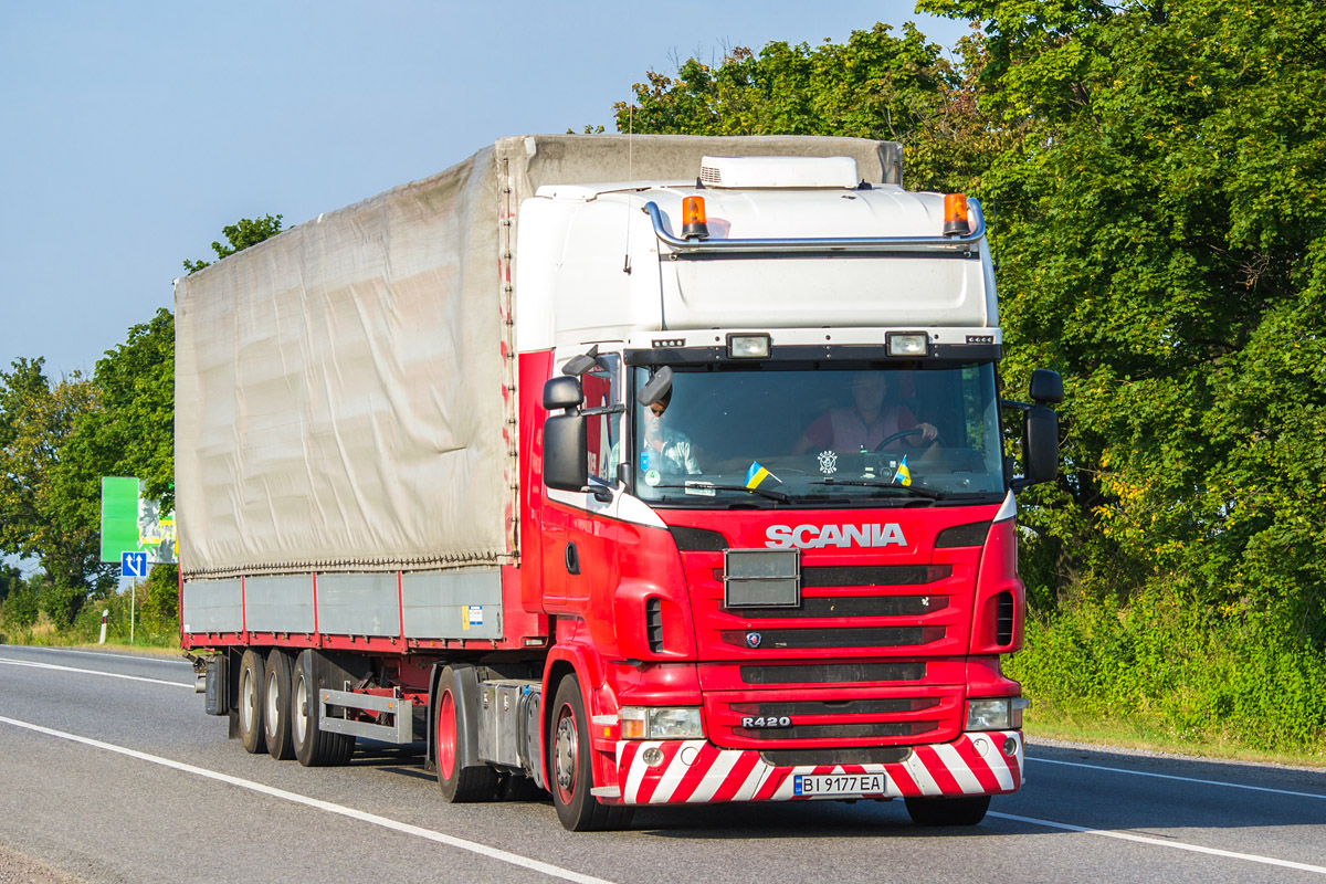 Полтавская область, № ВІ 9177 ЕА — Scania ('2009) R420