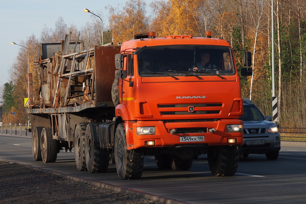 Ханты-Мансийский автоном.округ, № А 549 КК 186 — КамАЗ-53504-46