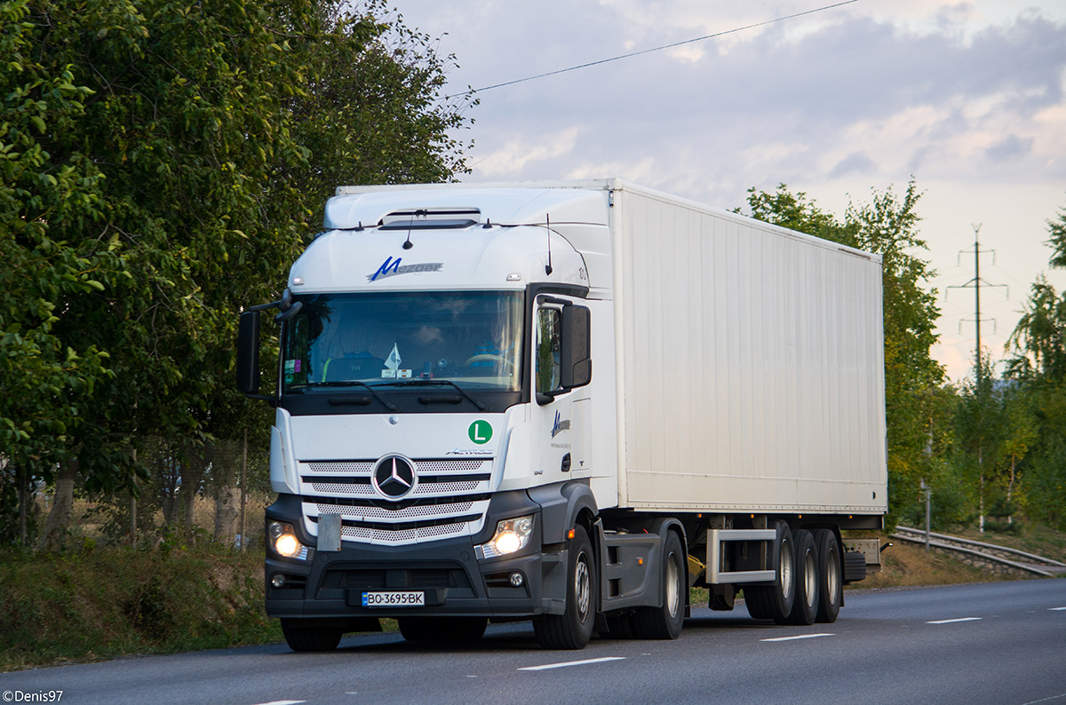 Тернопольская область, № ВО 3695 ВК — Mercedes-Benz Actros ('2011) 1842