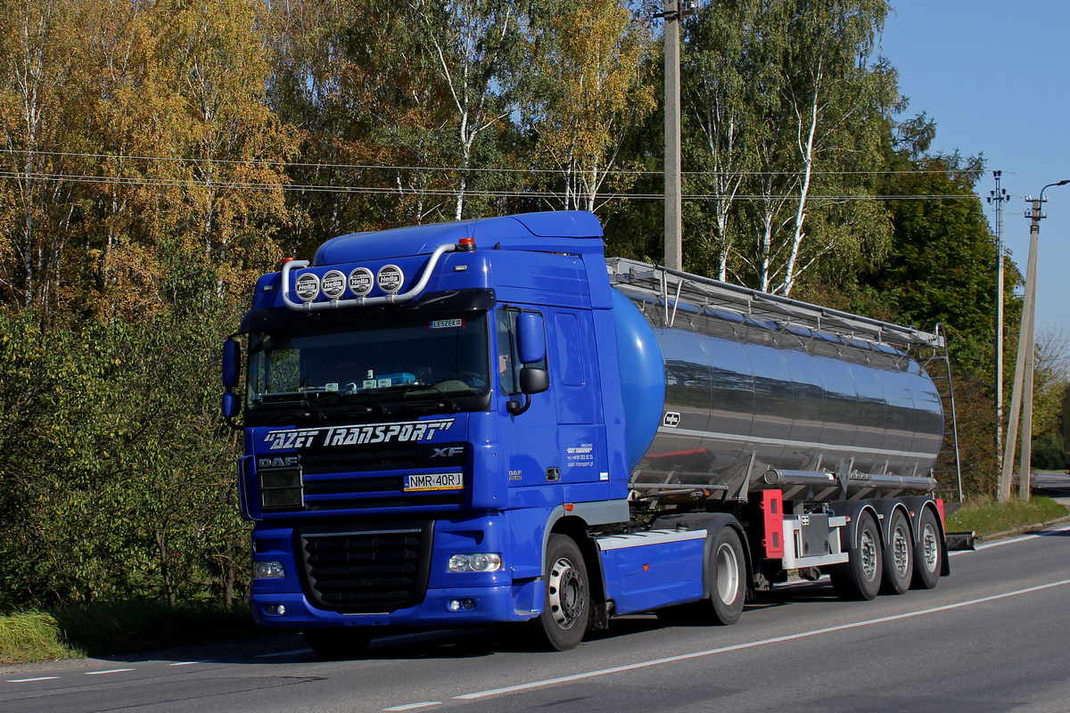 Польша, № NMR 40RJ — DAF XF105 FT