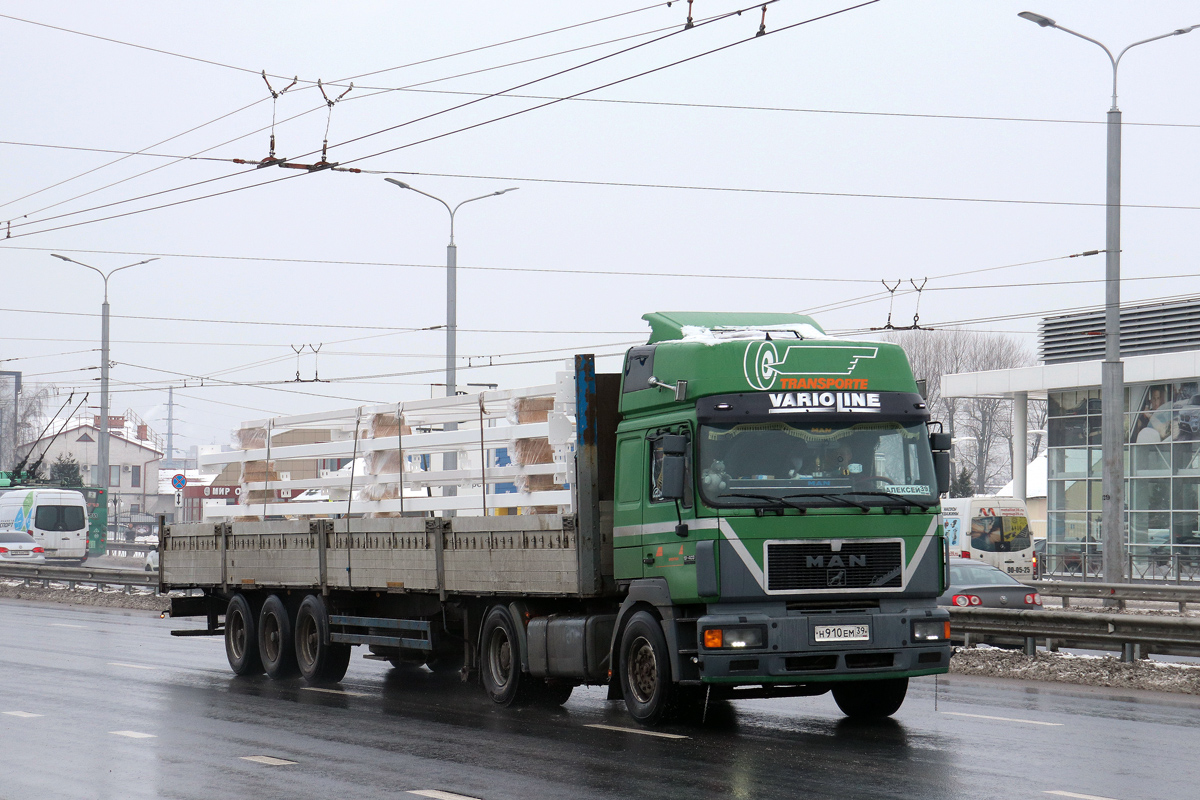 Калининградская область, № Н 910 ЕМ 39 — MAN F2000 19.403