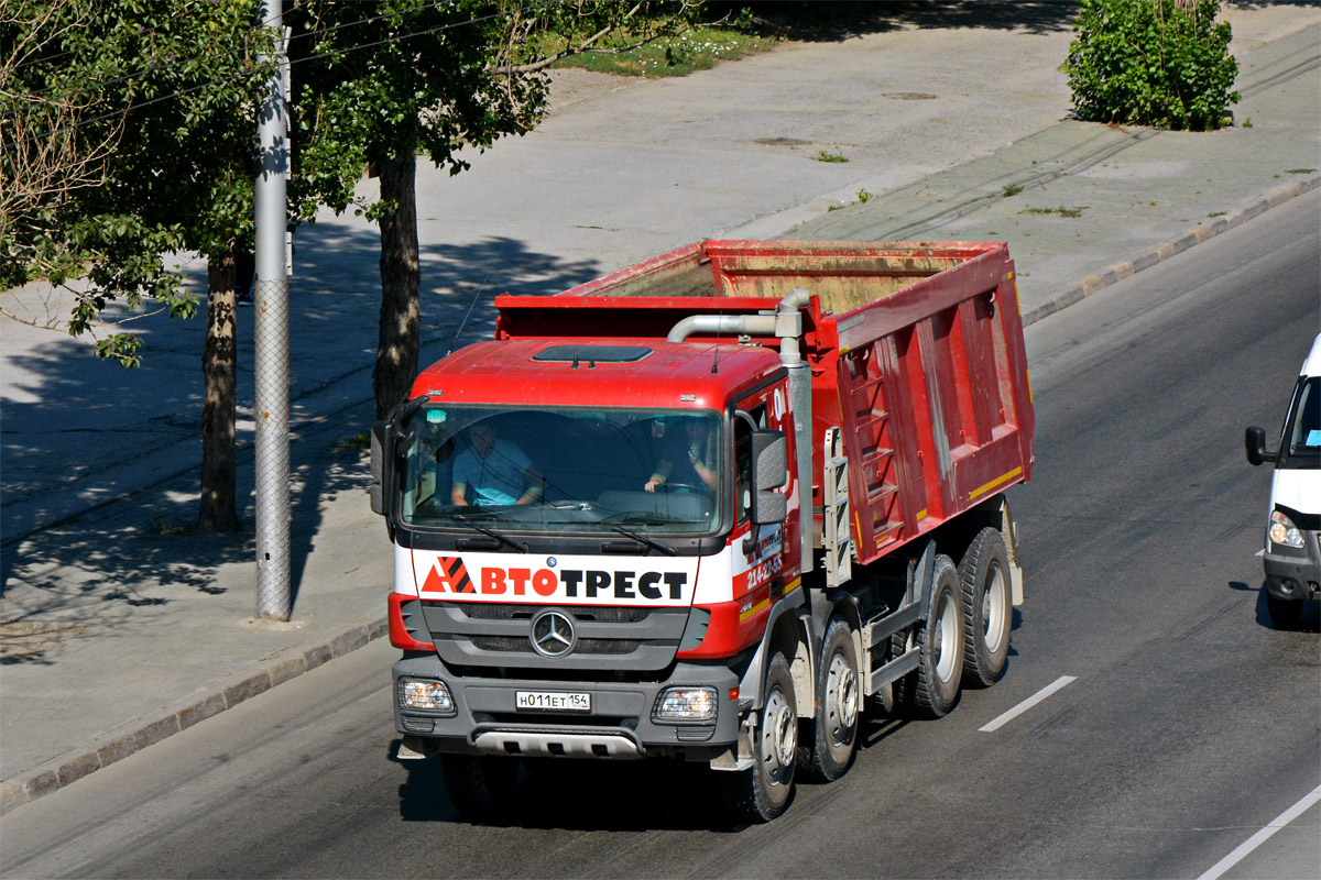 Новосибирская область, № 011 — Mercedes-Benz Actros ('2009) 4141