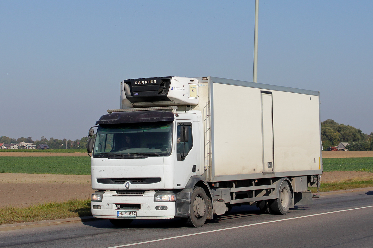 Литва, № HJF 677 — Renault Premium ('1996)