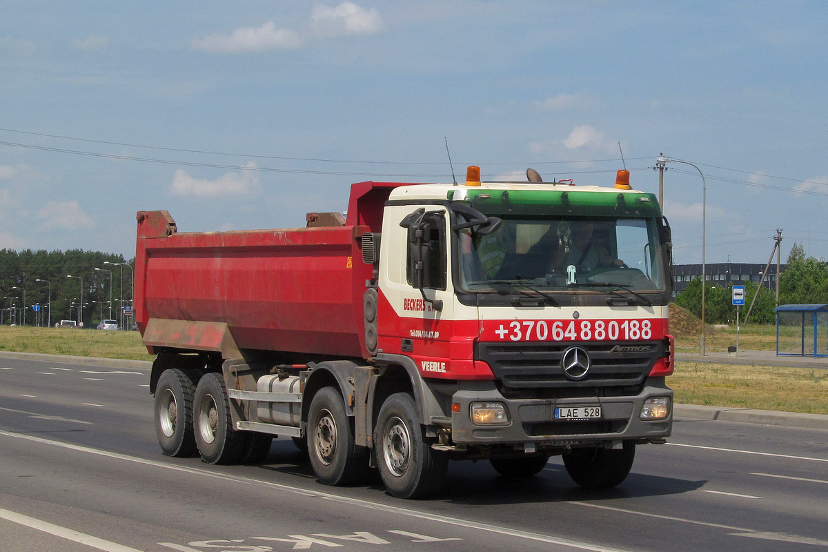 Литва, № LAE 528 — Mercedes-Benz Actros ('2003) 4141