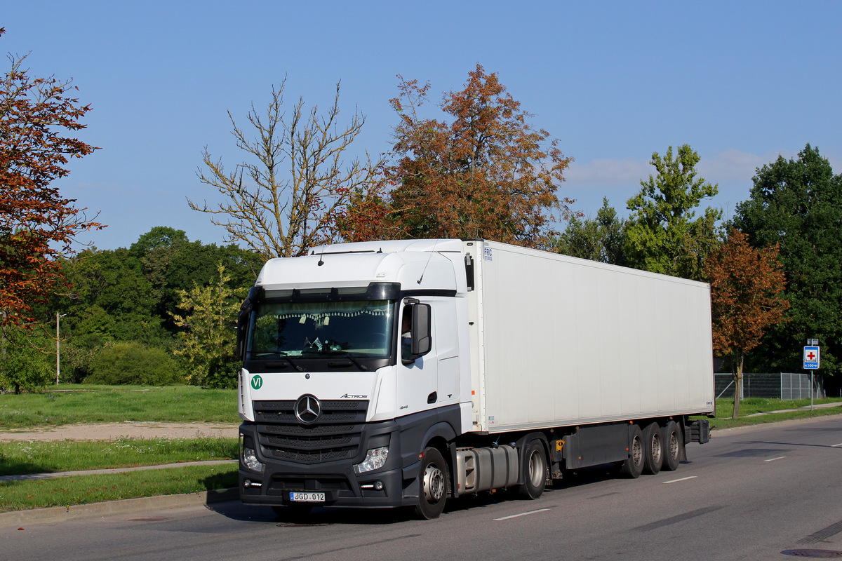 Литва, № JGD 012 — Mercedes-Benz Actros ('2011) 1845