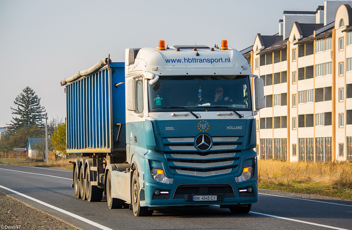 Ровненская область, № ВК 4545 СІ — Mercedes-Benz Actros ('2011) 1842