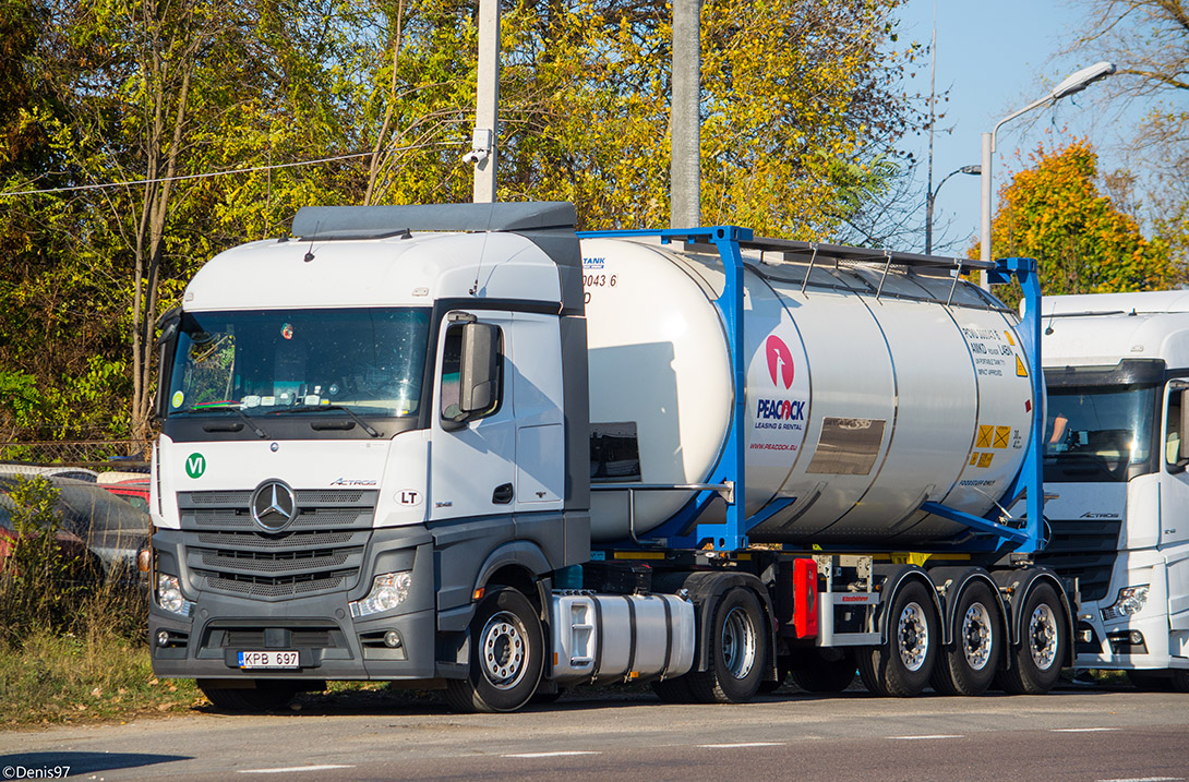 Литва, № KPB 697 — Mercedes-Benz Actros ('2011) 1845