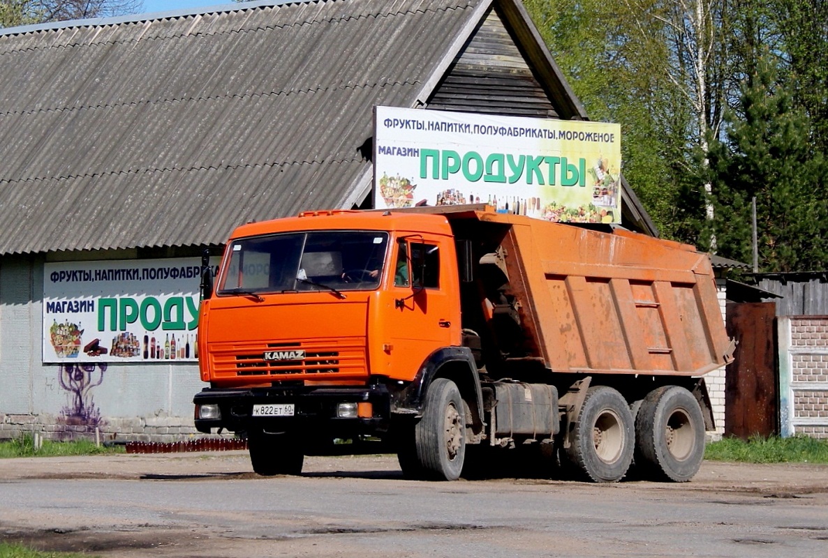 Псковская область, № К 822 ЕТ 60 — КамАЗ-65115 [651150]