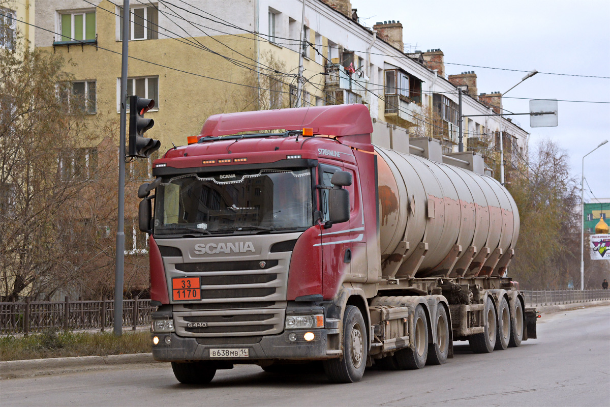 Саха (Якутия), № В 638 МВ 14 — Scania ('2013) G440