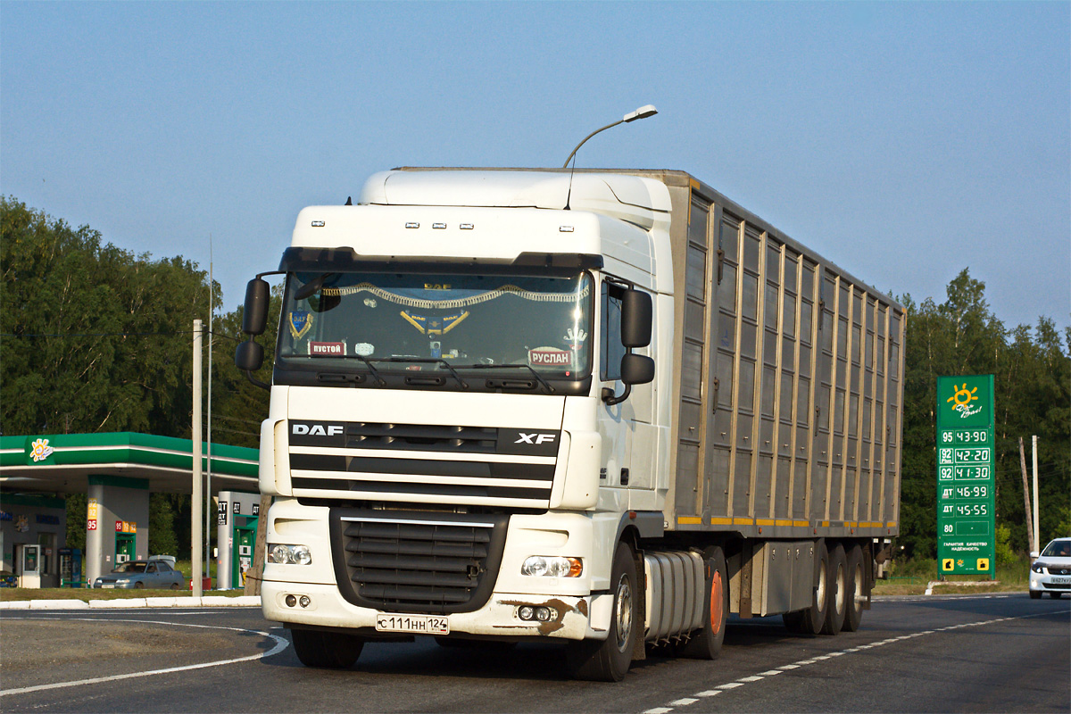 Красноярский край, № С 111 НН 124 — DAF XF105 FT