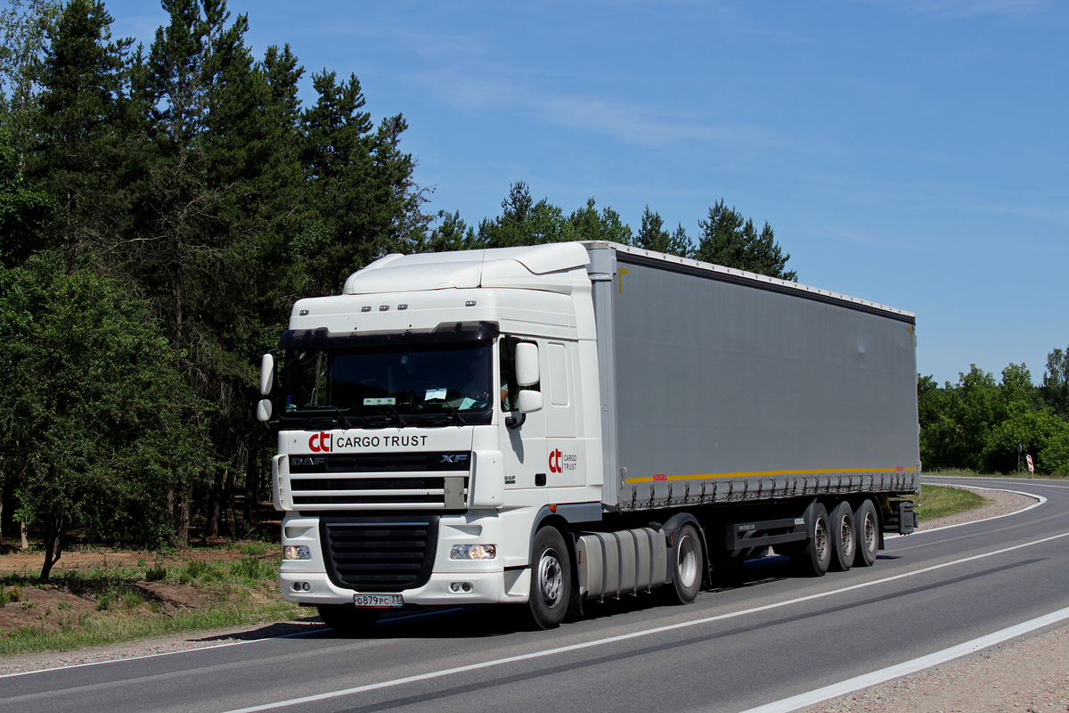 Владимирская область, № О 879 РС 33 — DAF XF105 FT