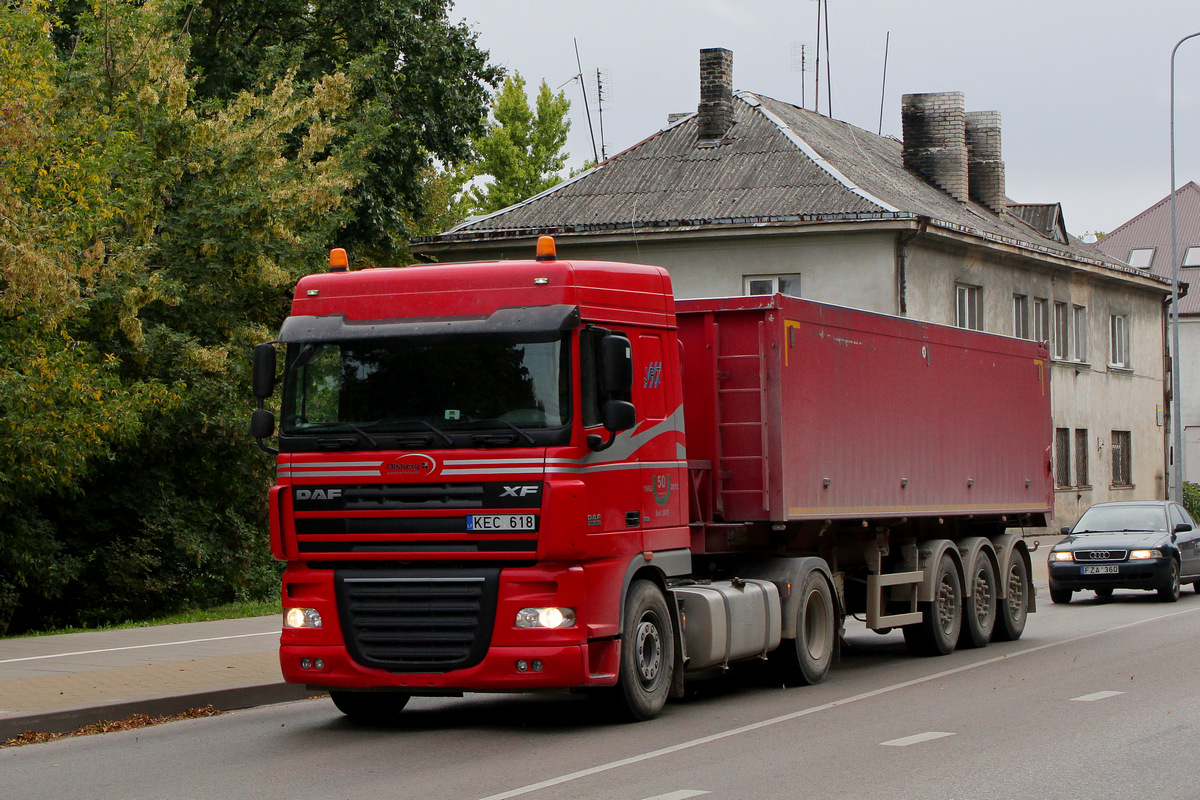 Литва, № KEC 618 — DAF XF105 FT