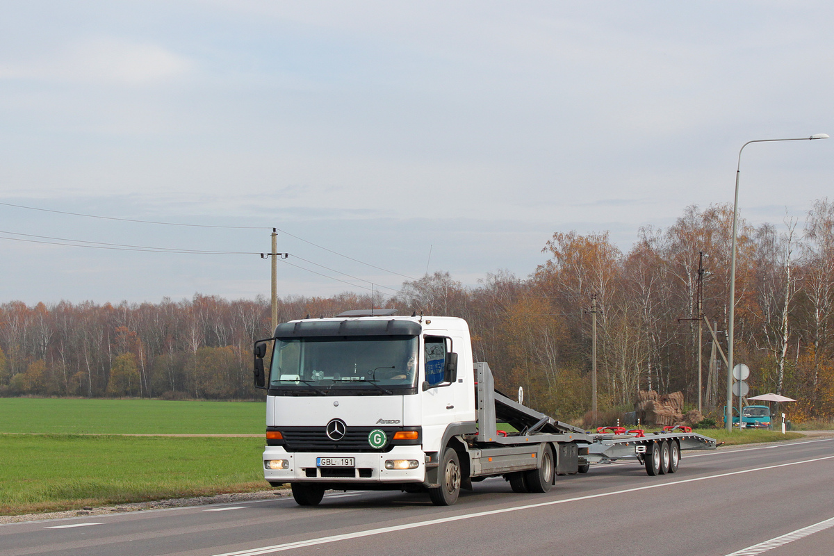 Литва, № GBL 191 — Mercedes-Benz Atego 823