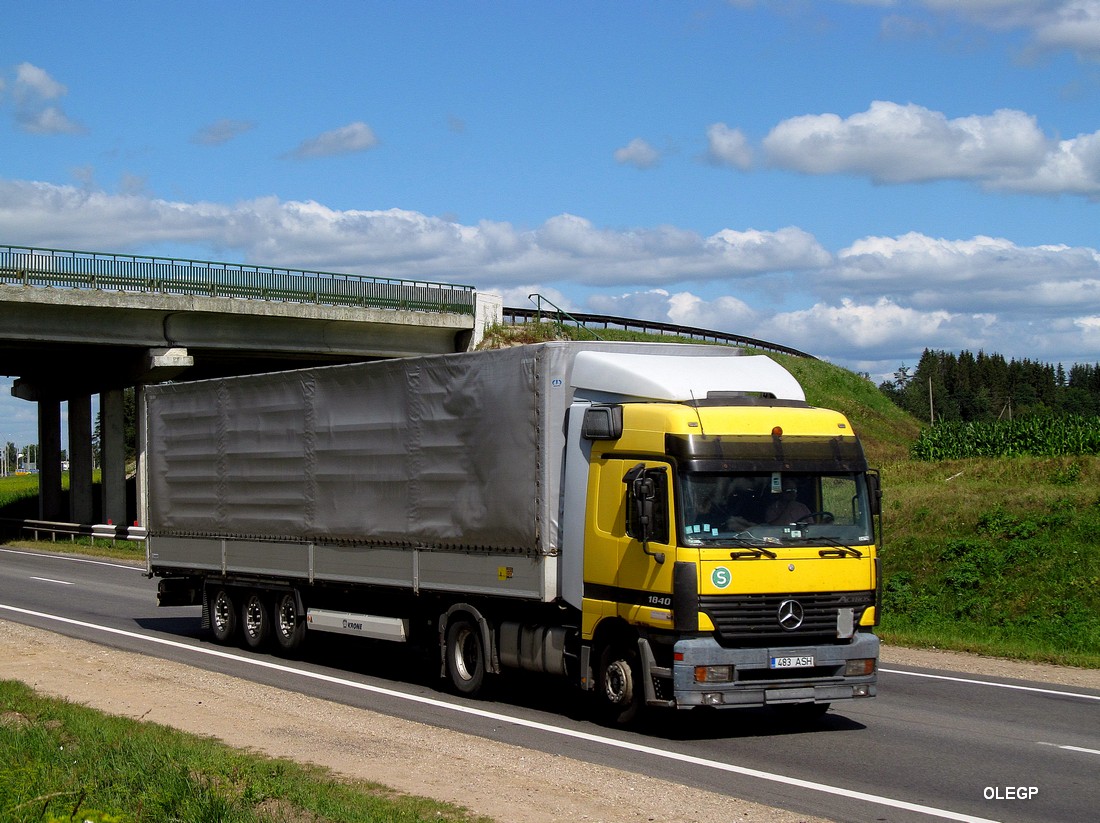 Эстония, № 483 ASH — Mercedes-Benz Actros ('1997) 1840