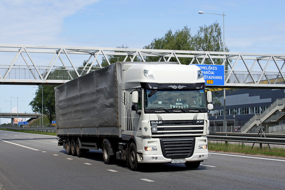 Калининградская область, № К 567 МН 39 — DAF XF105 FT