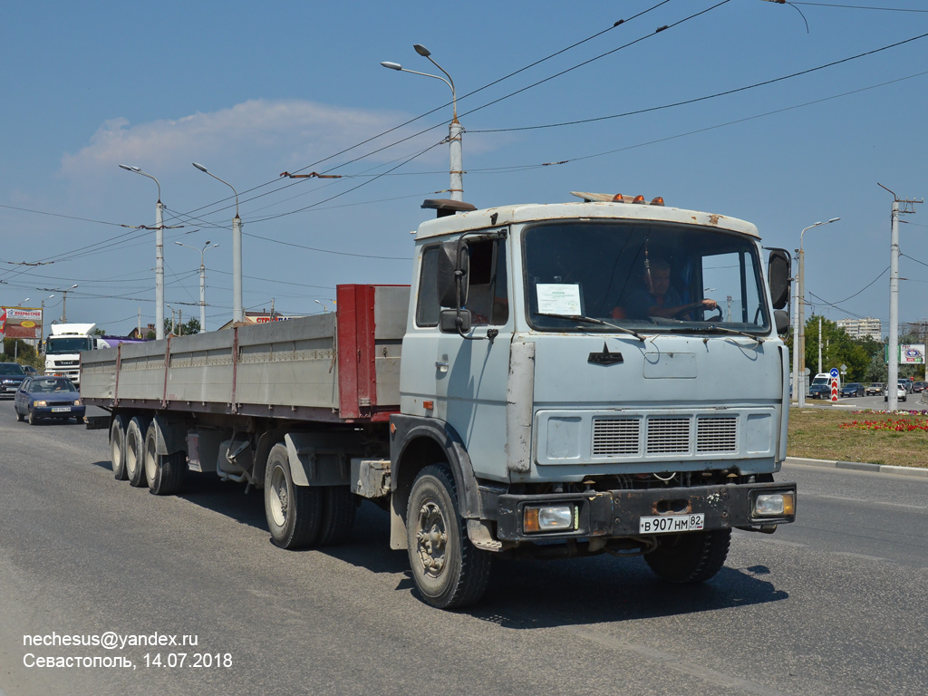 Крым, № В 907 НМ 82 — МАЗ-5432 (общая модель)