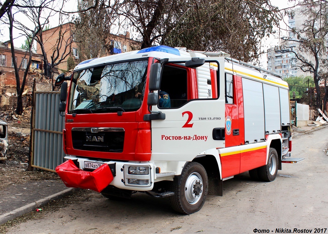 Ростовская область, № В 874 ХО 161 — MAN TGM 13.290