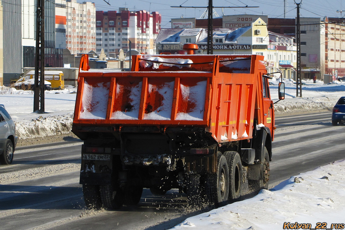 Алтайский край, № А 962 ХМ 22 — КамАЗ-65115-62