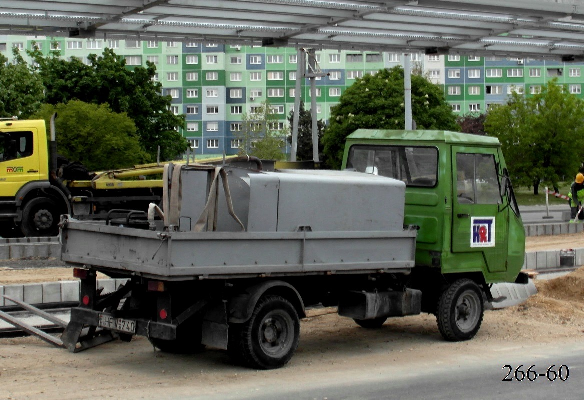 Венгрия, № HFV-740 — Multicar M25 (общая модель); Венгрия — Работы по строительству и реконструкции трамвайной сети в Будапеште