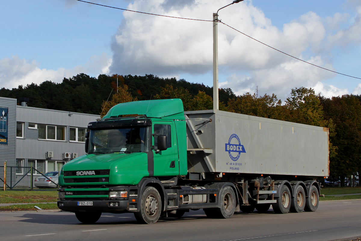 Литва, № FBZ 010 — Scania ('1996) T-Series 114G