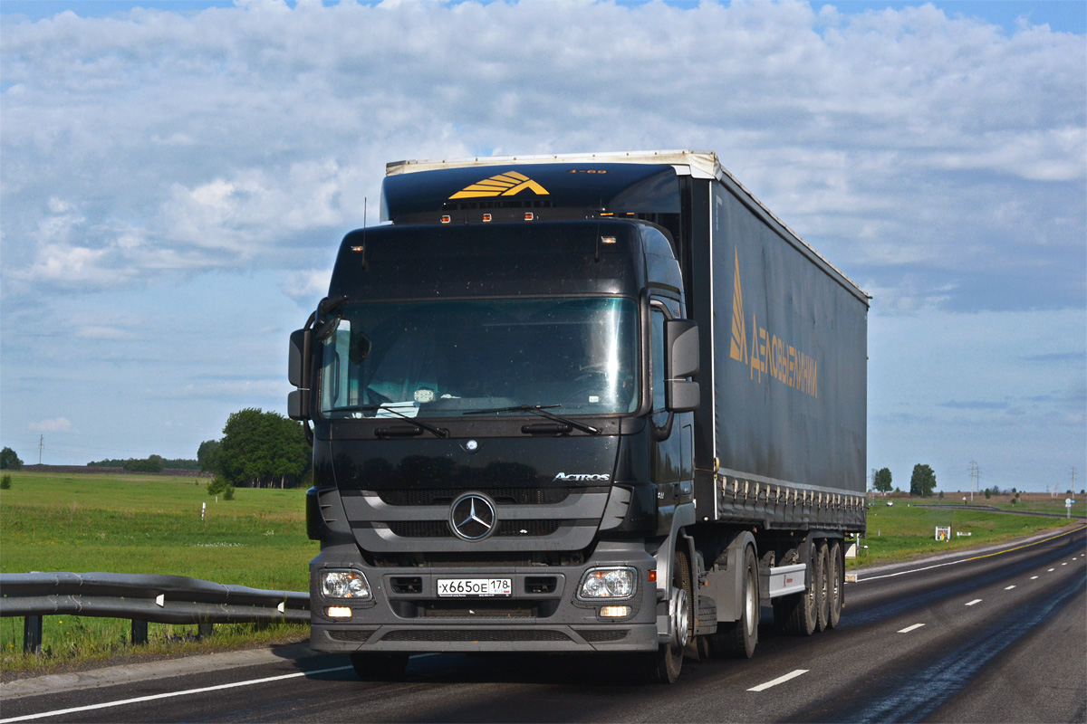 Тверская область, № Х 665 ОЕ 178 — Mercedes-Benz Actros ('2009) 1844