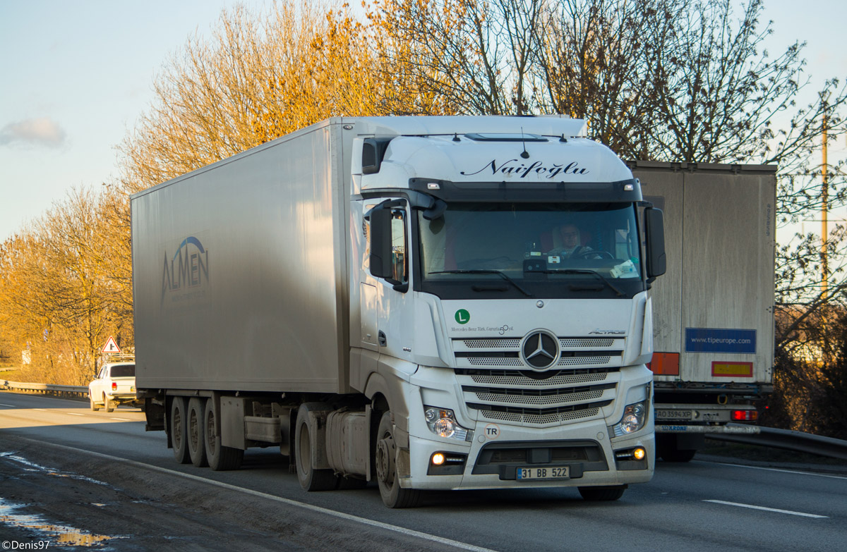 Турция, № 31 BB 522 — Mercedes-Benz Actros ('2011) 1845