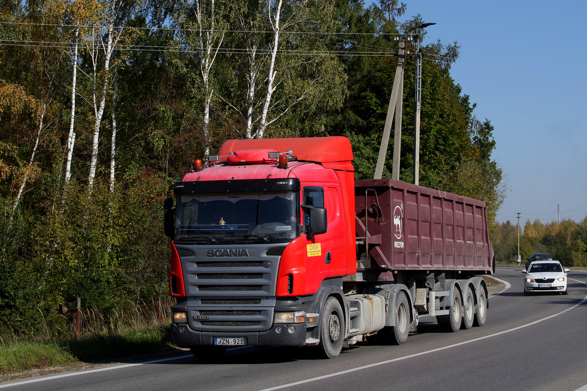 Литва, № JZN 922 — Scania ('2004) R420