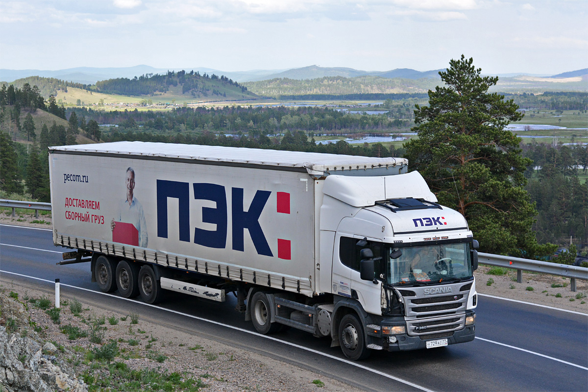 Москва, № У 729 АС 77 — Scania ('2011) P360