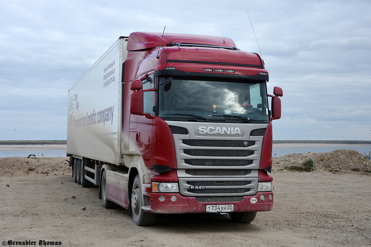 Алтайский край, № Т 734 ХН 22 — Scania ('2013) R440