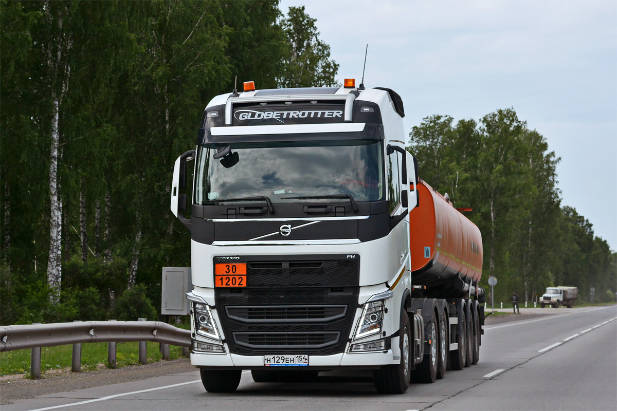 Новосибирская область, № Н 129 ЕН 154 — Volvo ('2012) FH.460