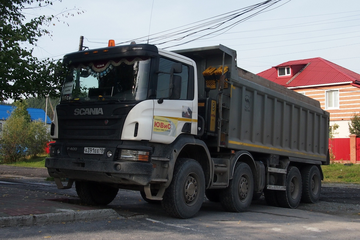 Ханты-Мансийский автоном.округ, № А 391 ЕЕ 186 — Scania ('2011) P400