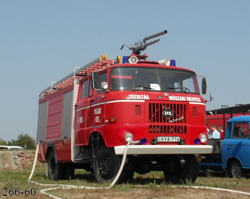 Венгрия, № AYA-714 — IFA W50LA (общая модель); Венгрия — XI. Nemzetközi Ikarus, Csepel és Veteránjármű Találkozó, Folyás (2018)