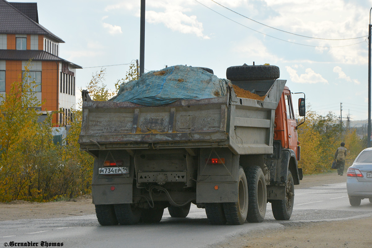 Саха (Якутия), № М 734 ЕР 14 — КамАЗ-5511