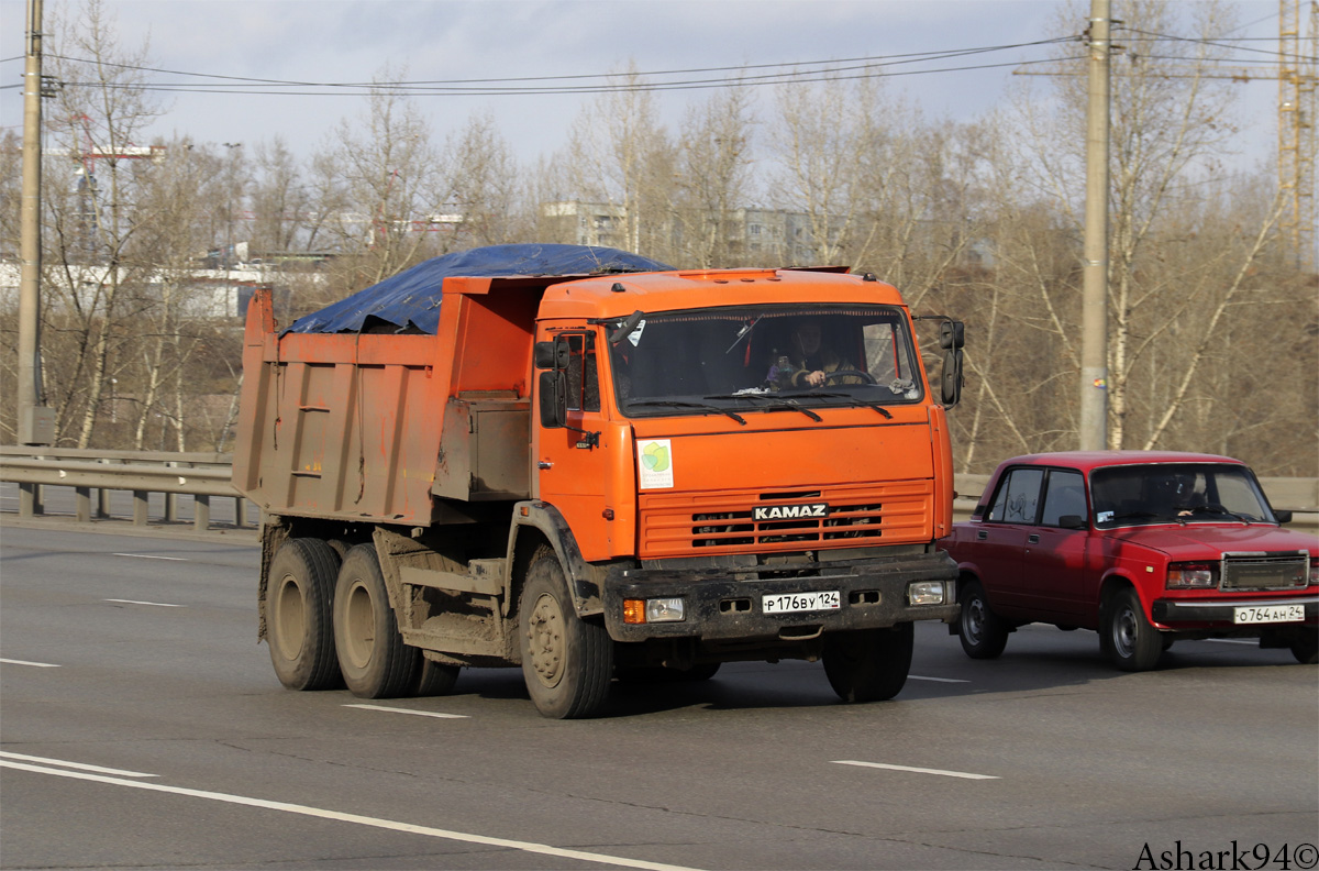 Красноярский край, № Р 176 ВУ 124 — КамАЗ-65115-62