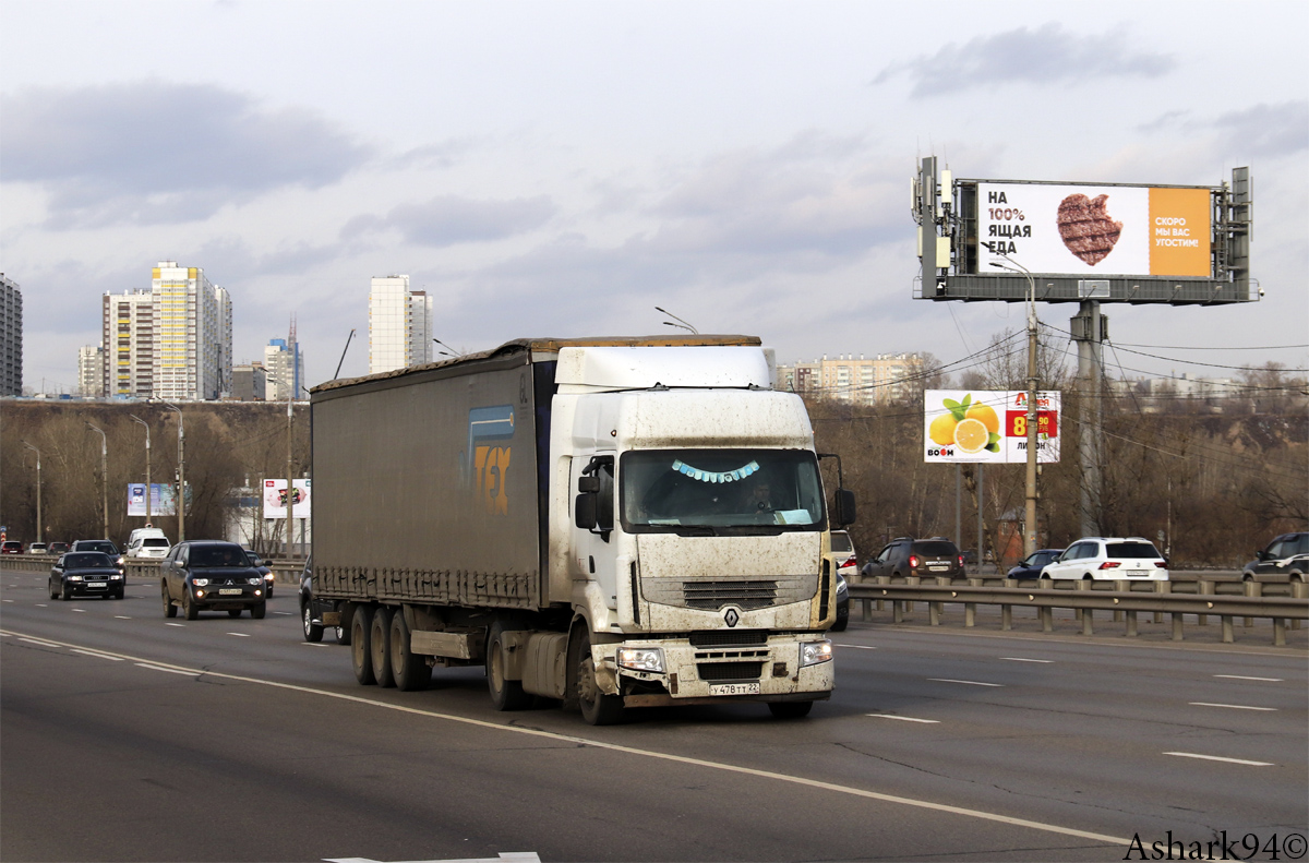 Алтайский край, № У 478 ТТ 22 — Renault Premium ('2006)