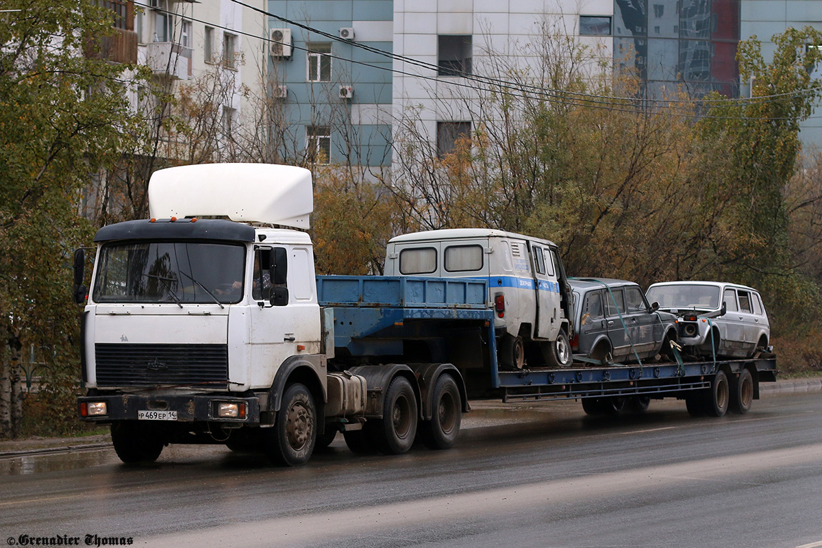 Саха (Якутия), № Р 469 ЕР 14 — МАЗ-6422 (общая модель)