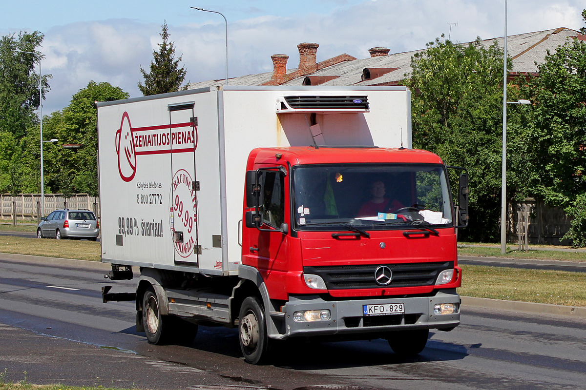 Литва, № KFO 829 — Mercedes-Benz Atego 1218