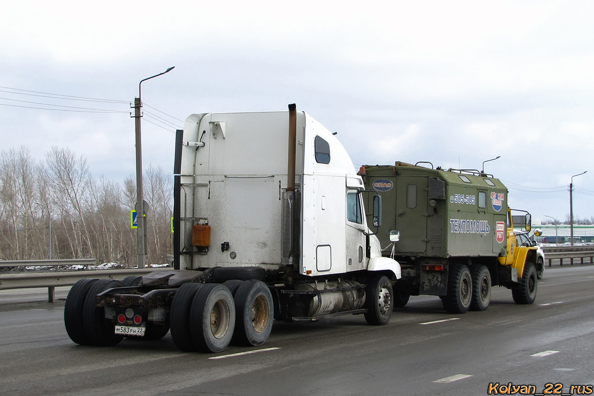 Алтайский край, № М 583 РН 22 — Freightliner Century Class