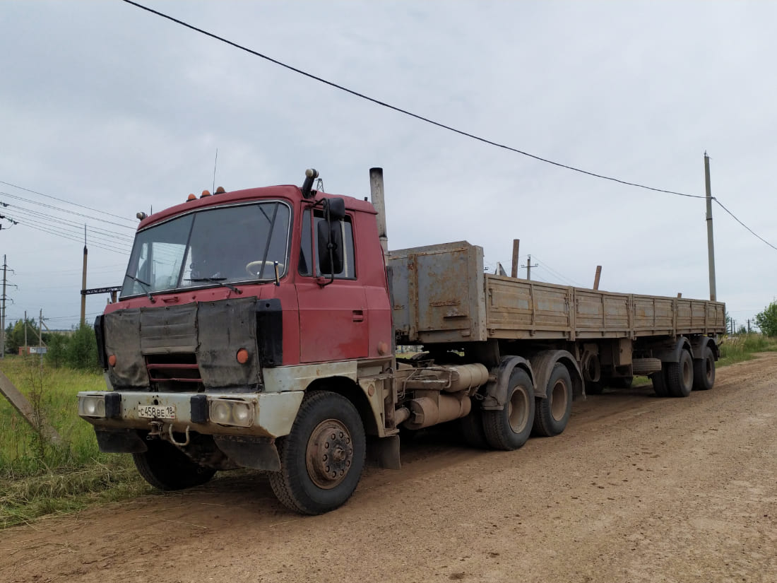 Удмуртия, № С 458 ВЕ 18 — Tatra 815-2 S1 A