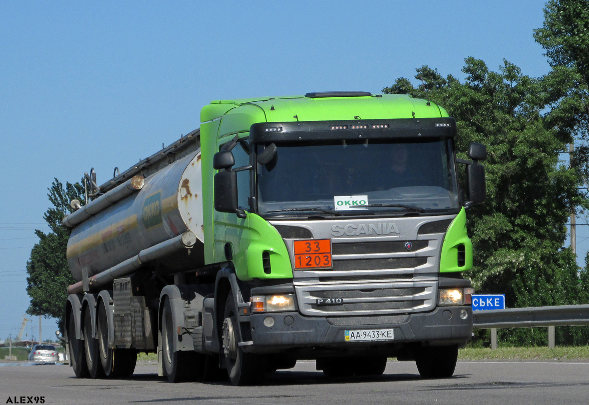 Львовская область, № АА 9433 КЕ — Scania ('2011) P410